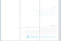 A4 Tri-Fold Table Talker Template | Photo Page - Everystockphoto with regard to Tri Fold Tent Card Template