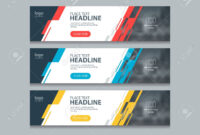Abstract Horizontal Web Banner Design Template Backgrounds regarding Website Banner Design Templates