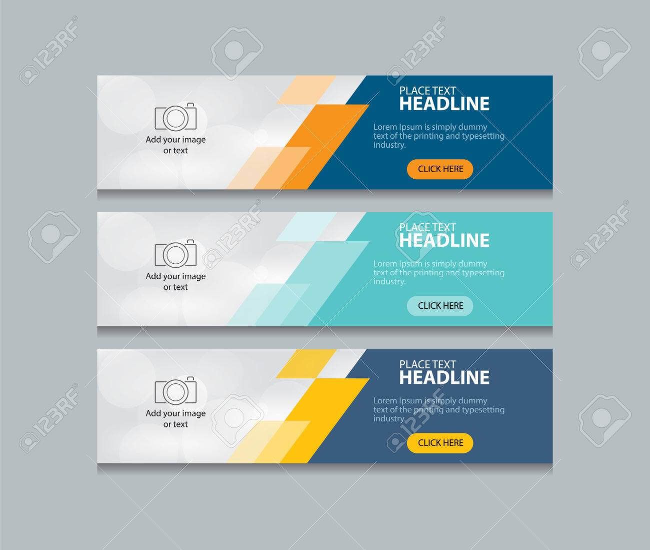 Abstract Web Banner Design Template Background Throughout Website Banner Design Templates