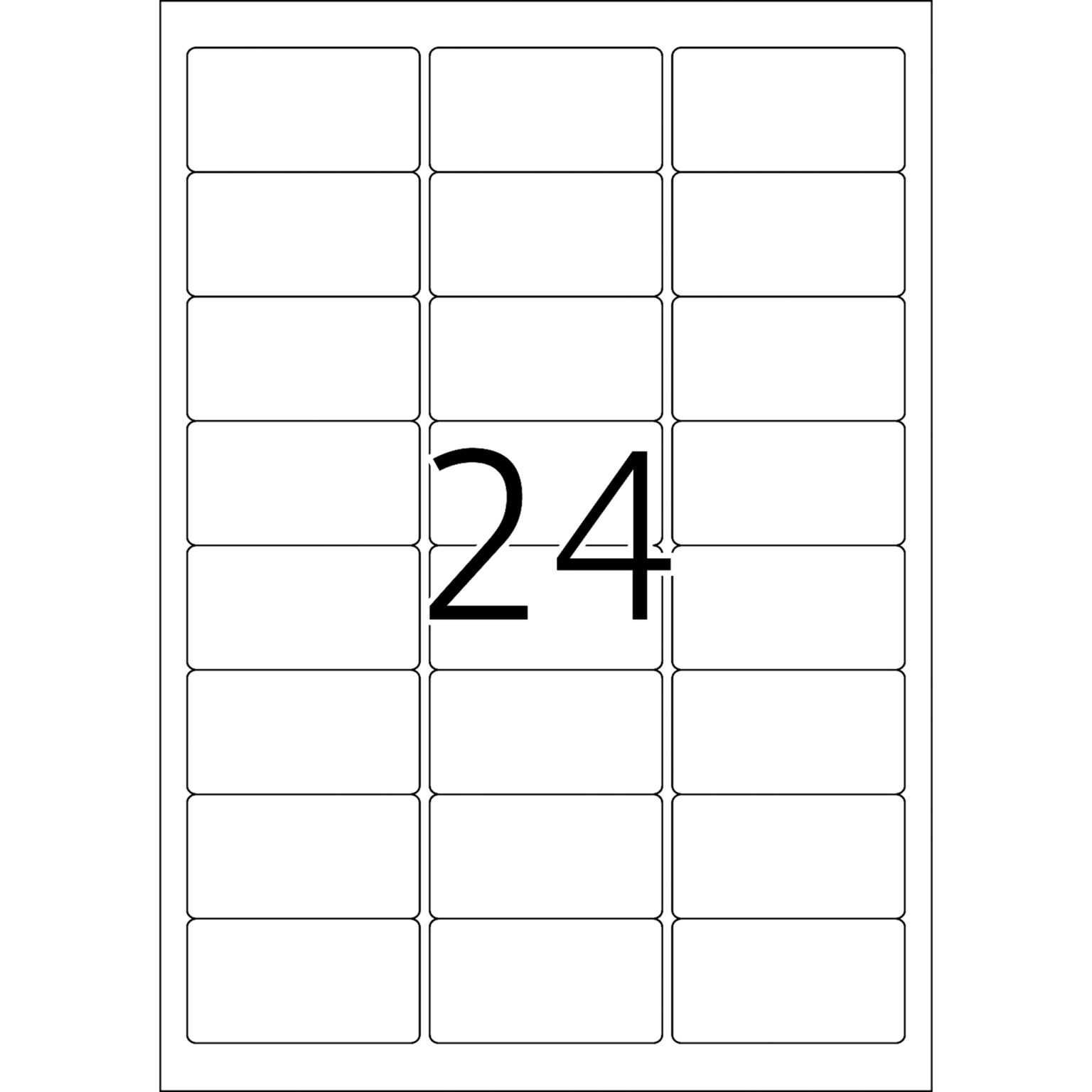 Address Labels A4 4500 Throughout 33 Up Label Template Word