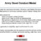 Administer Awards And Decorations – Ppt Download With Army Good Conduct Medal Certificate Template