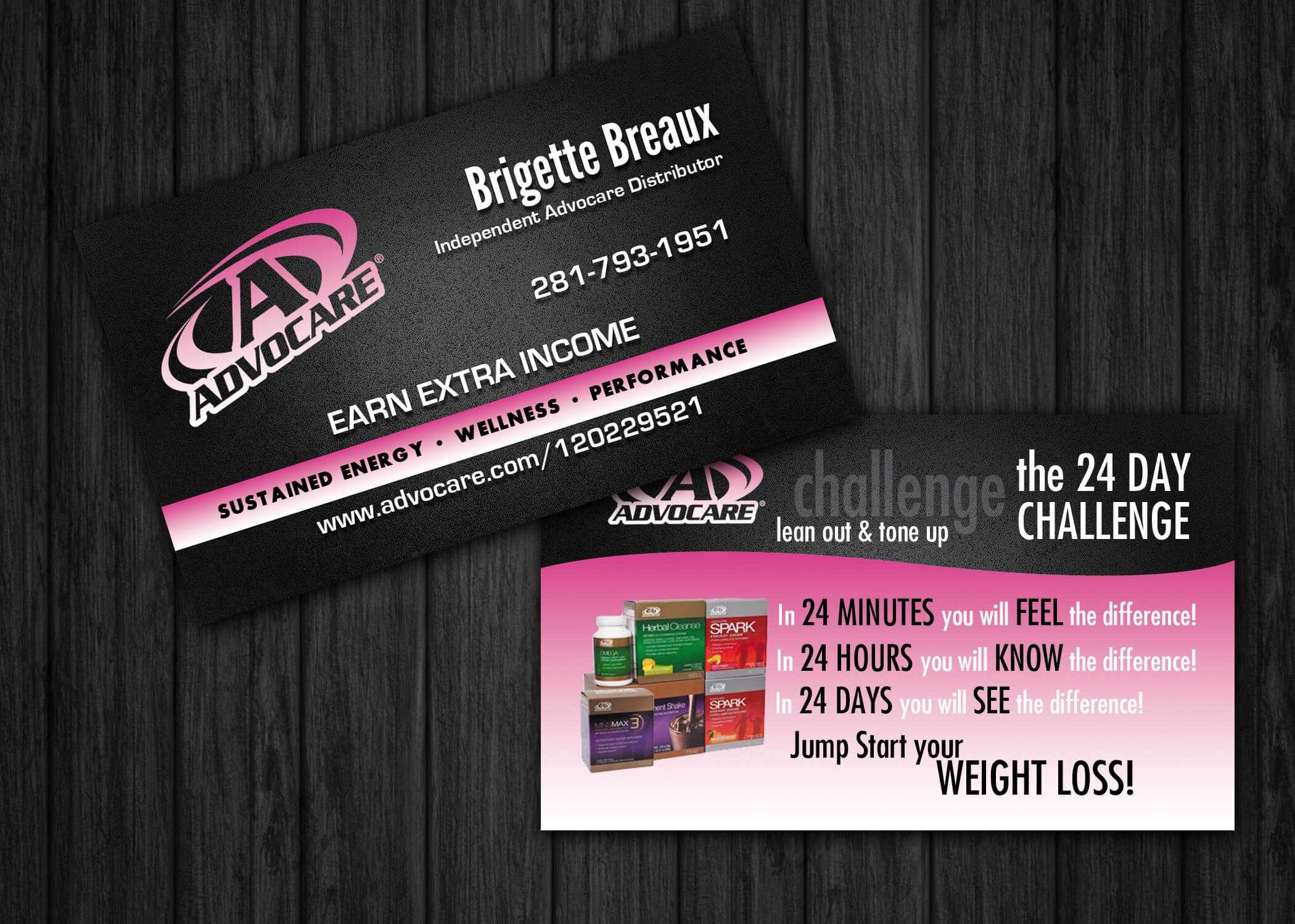 Advocare Business Card Template Advocare Business Cards For With Regard To Advocare Business Card Template