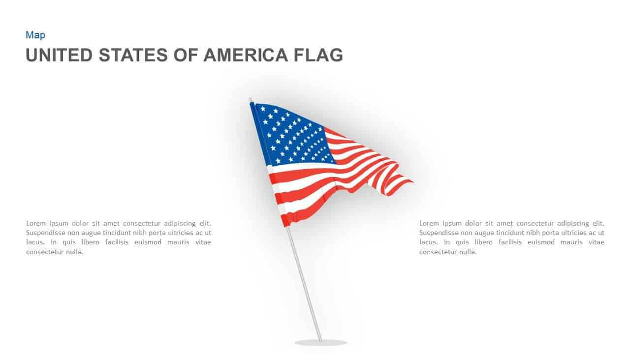 American Flag Powerpoint Template And Keynote Slide For American Flag Powerpoint Template