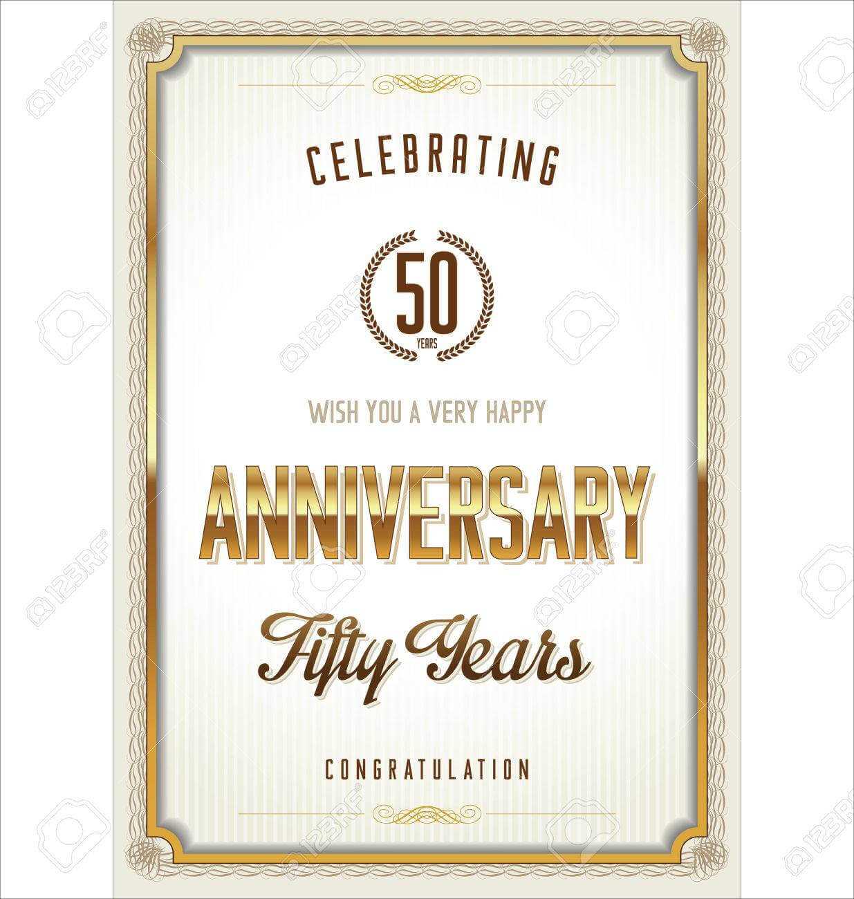 Anniversary Certificate Template Regarding Anniversary Certificate Template Free