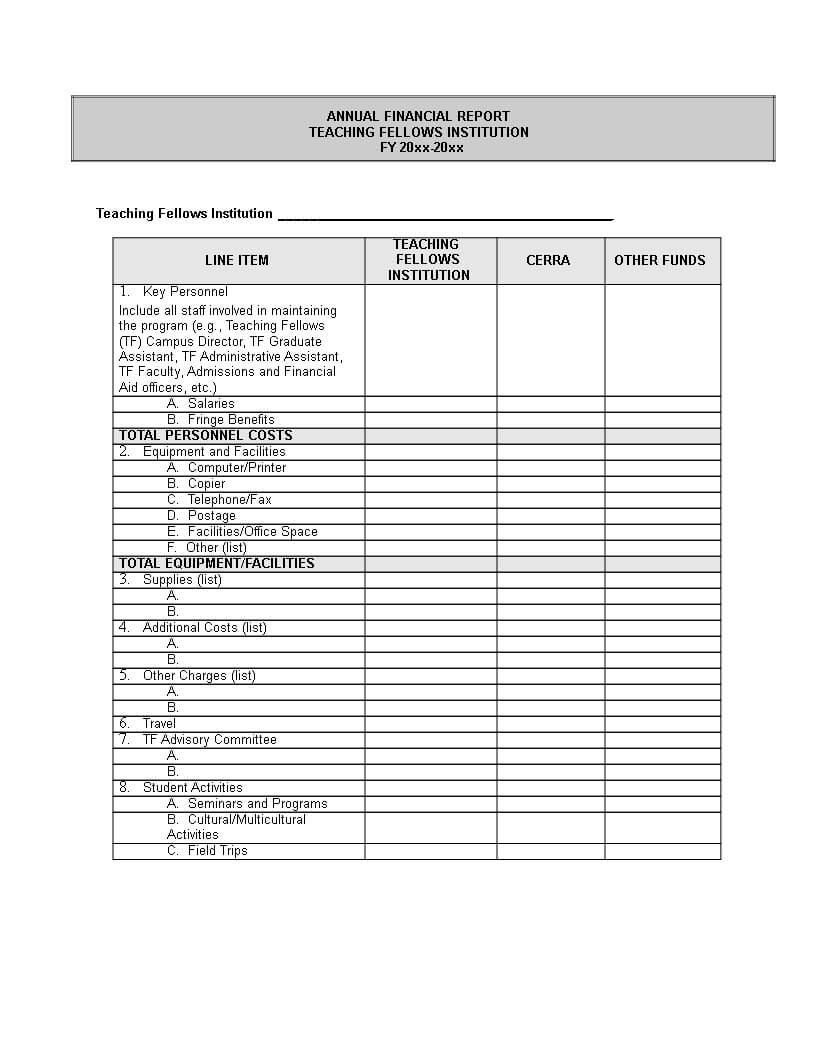 Annual Financial Report Word | Templates At Regarding Annual Financial Report Template Word