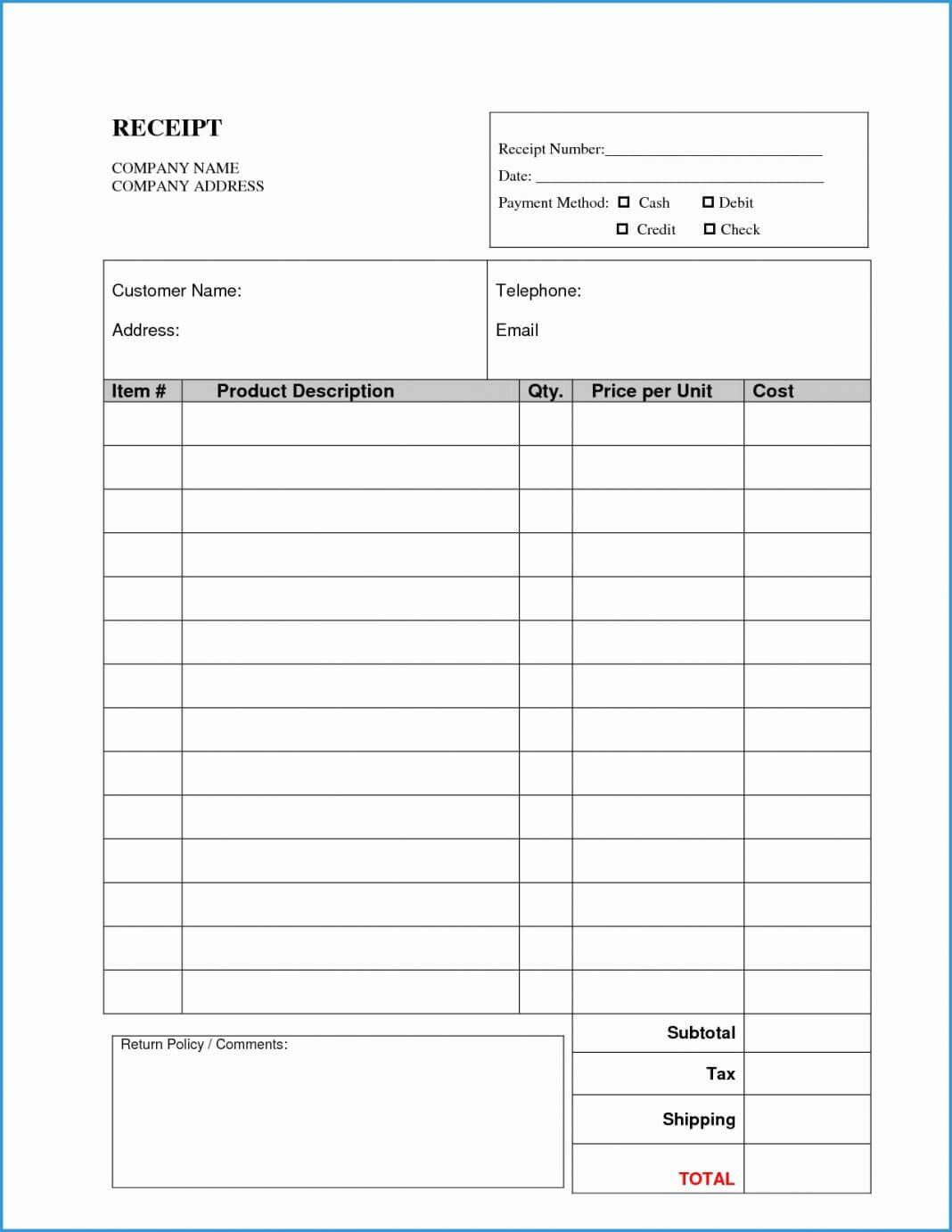 Another Word For Invoice Receipt What Is 398303 Color2 An Regarding Free Printable Invoice Template Microsoft Word