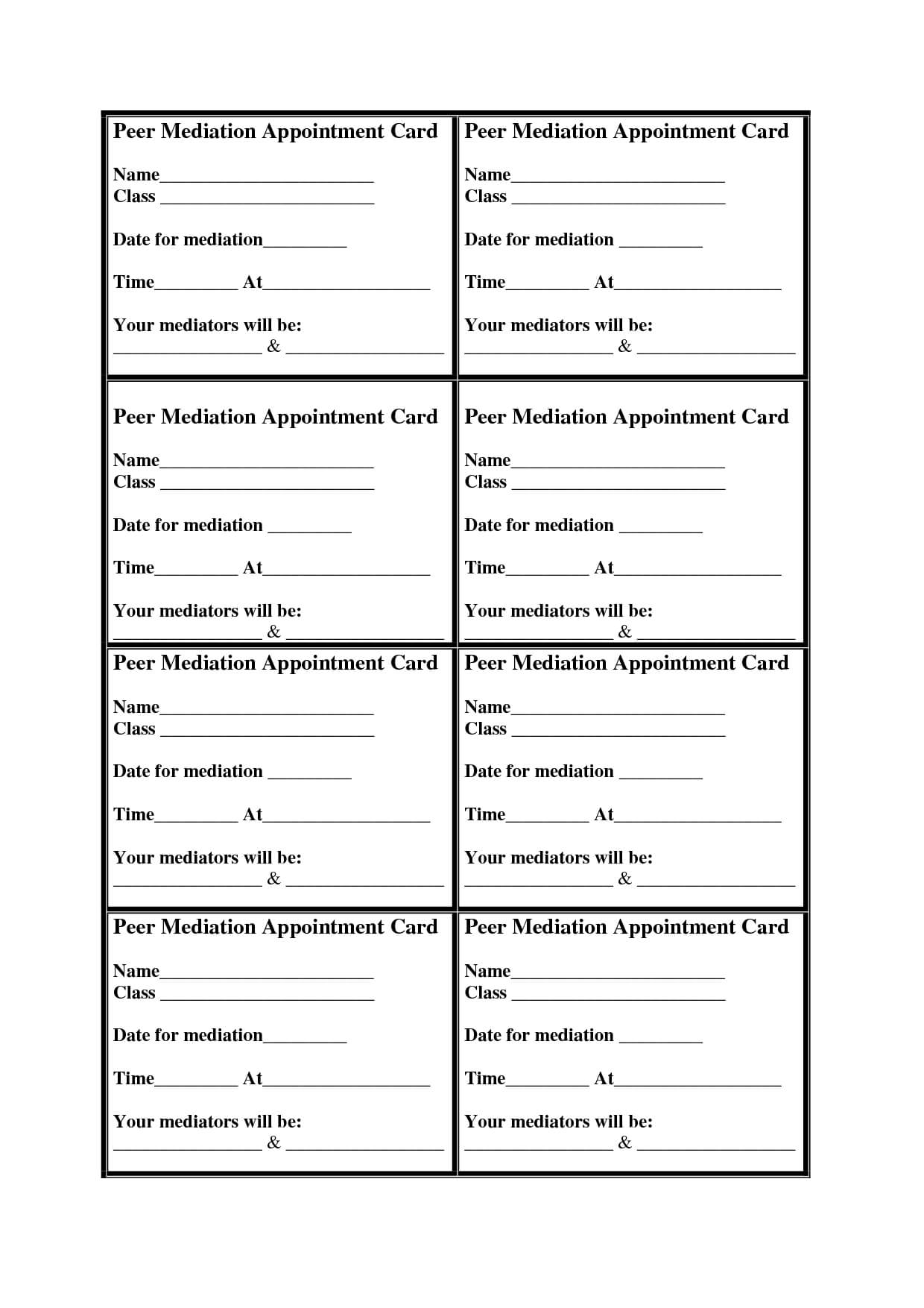 Appointment Cards Templates Free - Yatay.horizonconsulting.co Regarding Medical Appointment Card Template Free