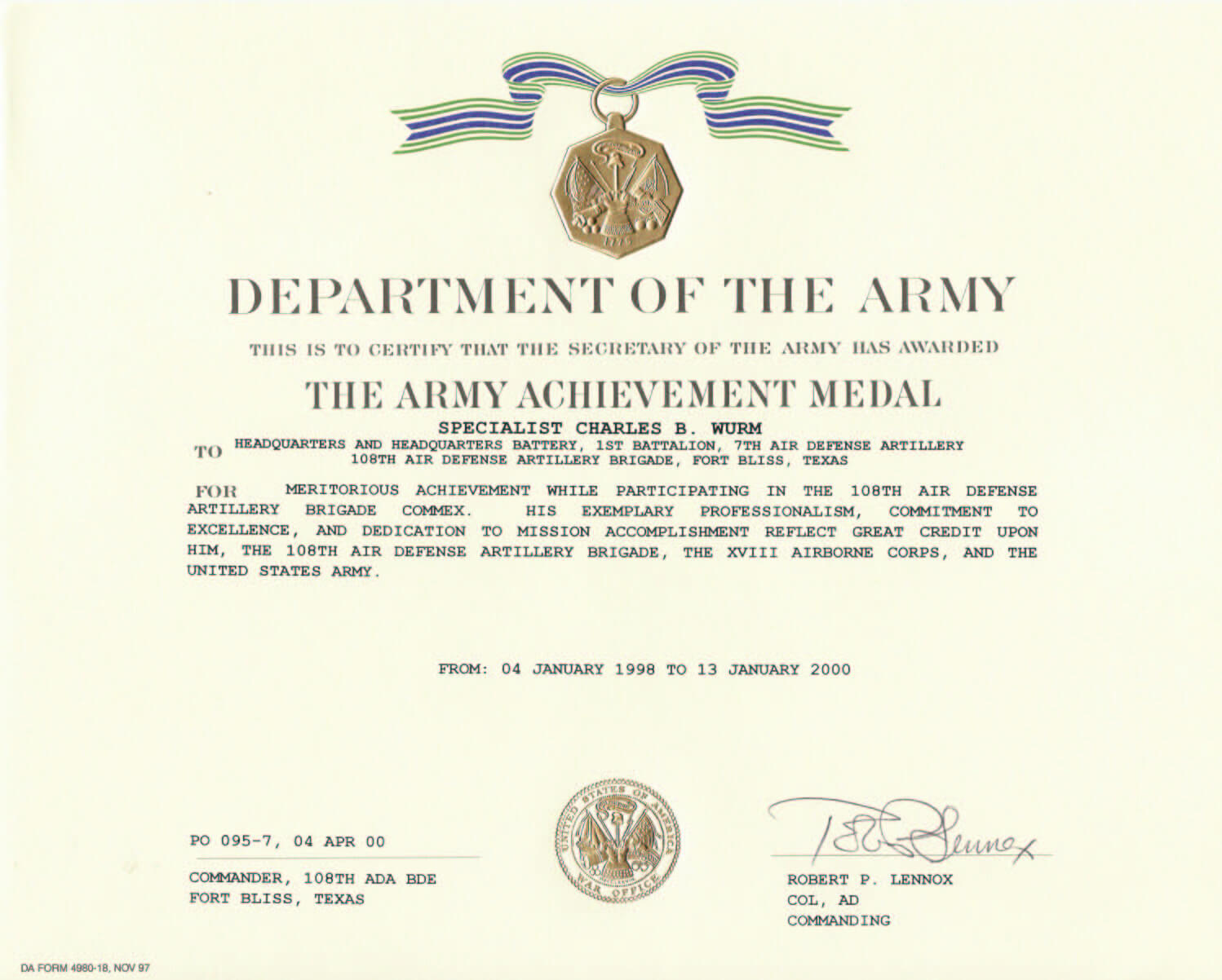 Army Achievement Medal Certificate Template ] – States Army Intended For Army Certificate Of Achievement Template