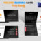 Astounding Folding Business Card Templates Template Ideas in Fold Over Business Card Template