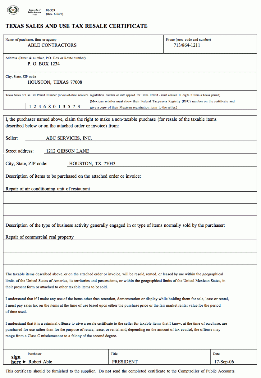 Auditing Fundamentals Intended For Resale Certificate Request Letter Template