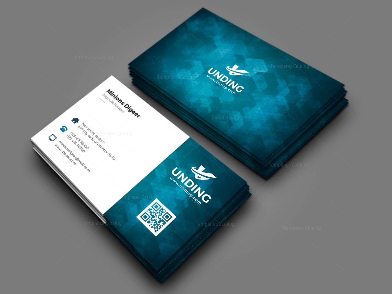 Aurora Professional Corporate Business Card Template 000927 With Regard To Buisness Card Templates