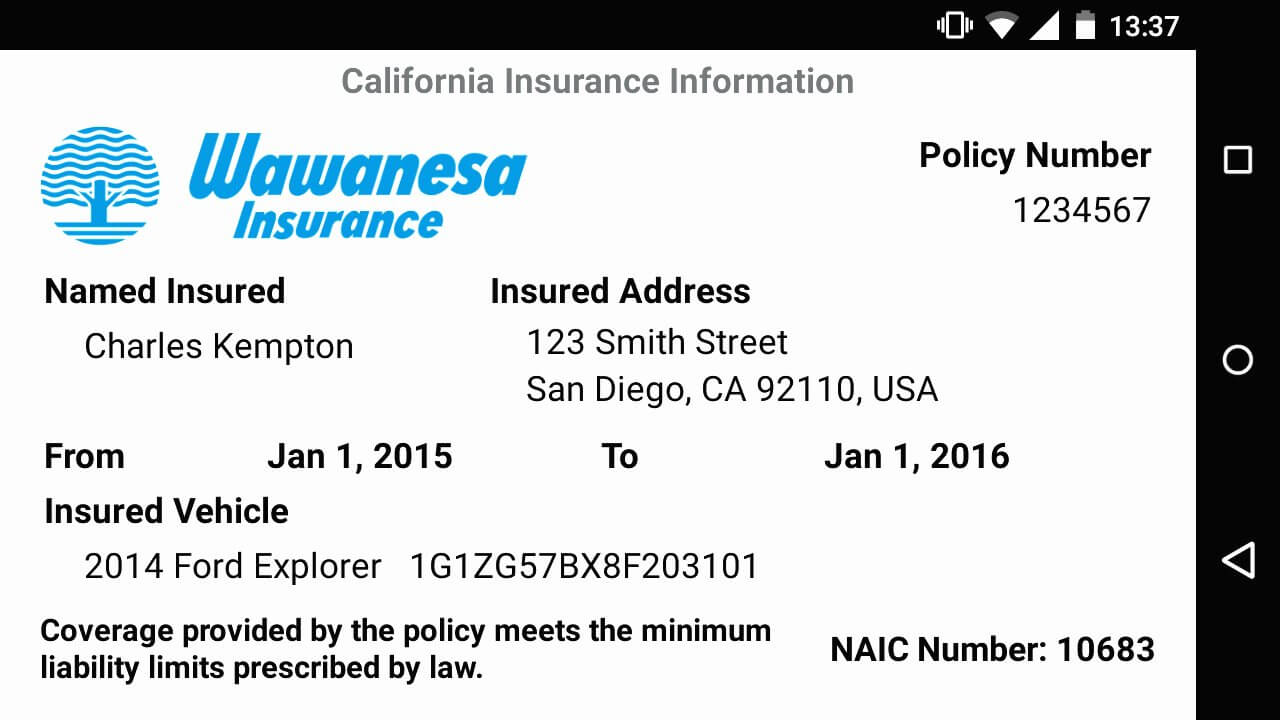Auto Insurance Card Template Free Download – Yatay Pertaining To Fake Car Insurance Card Template