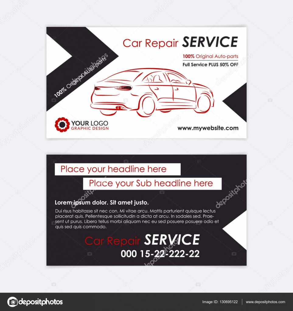 Automotive Business Card Templates | Auto Repair Business Within Automotive Business Card Templates