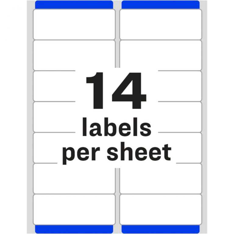 Avery Return Ddress Labels Template Per Sheet Label Word in Word Label ...