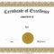 Award Of Excellence Certificate Template – Yatay With Regard To Certificate Of Excellence Template Free Download