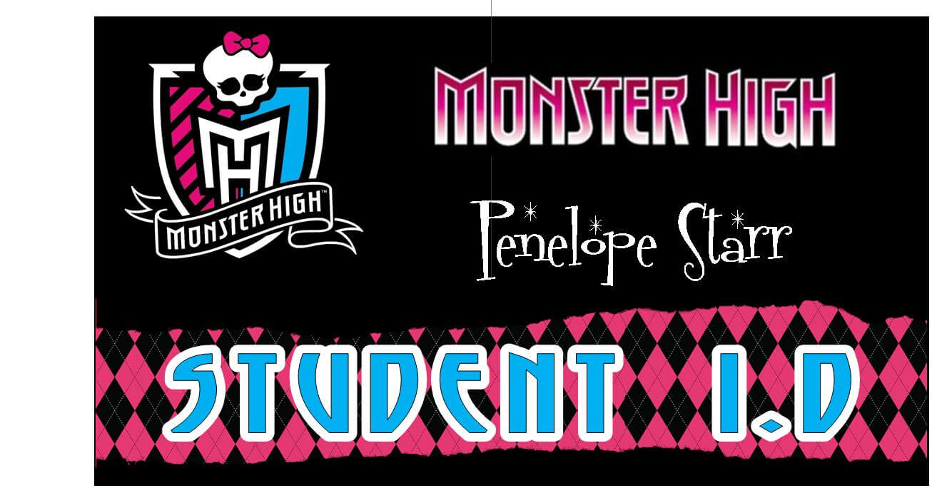 Awesome Monster High Party Games ~ Diy And Printables! Pertaining To Monster High Birthday Card Template