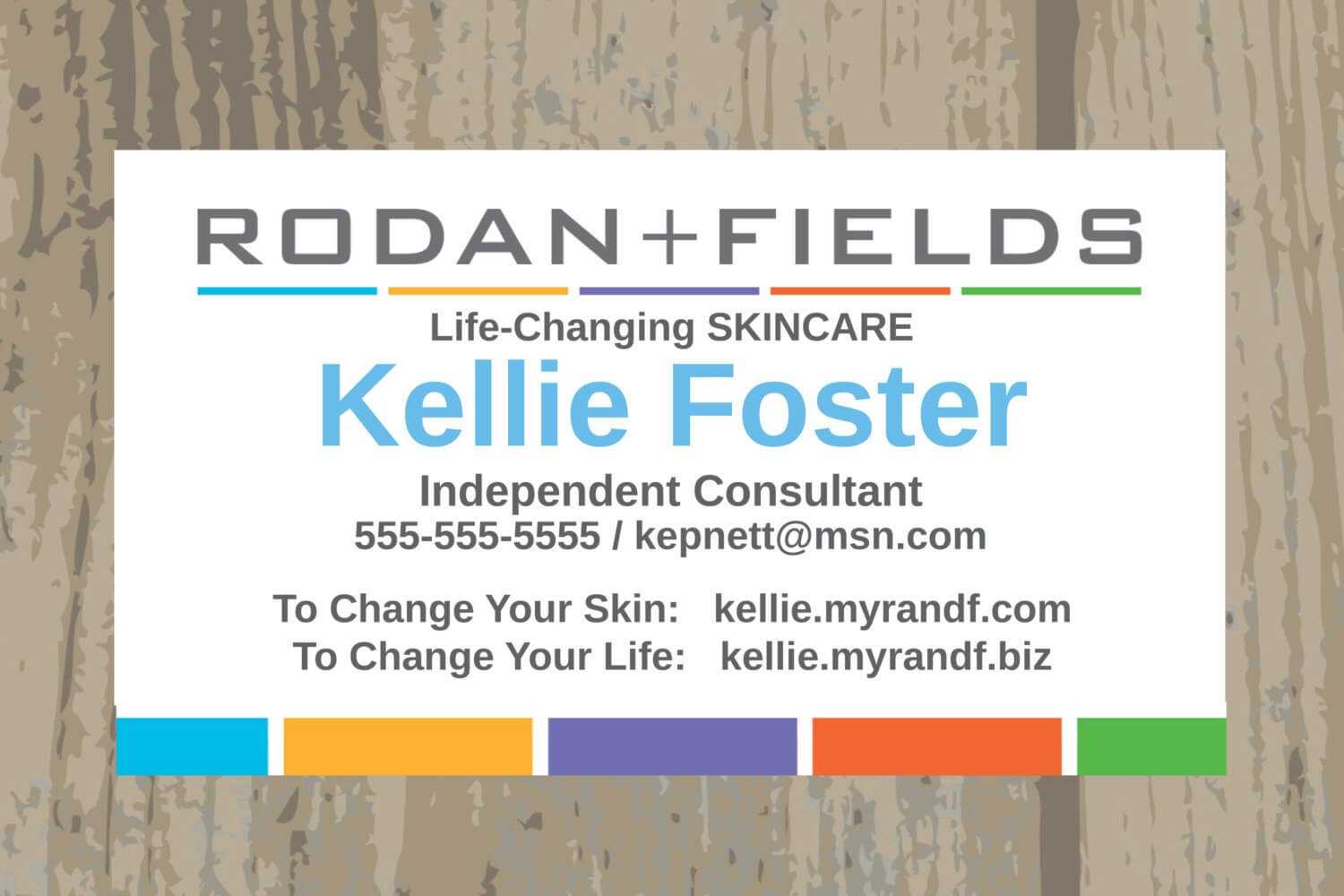 Awesome Rodan And Fields Business Cards Vistaprint Pertaining To Rodan And Fields Business Card Template