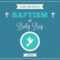 Baby Boy Baptism Vector Invitation – Download Free Vectors Intended For Christening Banner Template Free