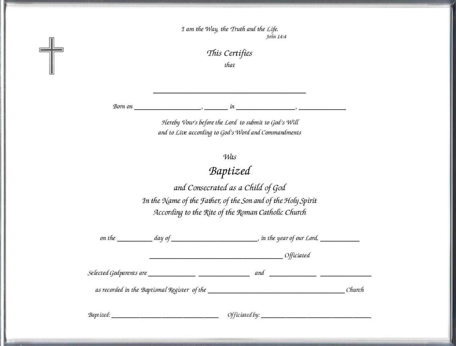 Baptism Certificate Template Pdf – Carlynstudio Intended For Roman Catholic Baptism Certificate Template