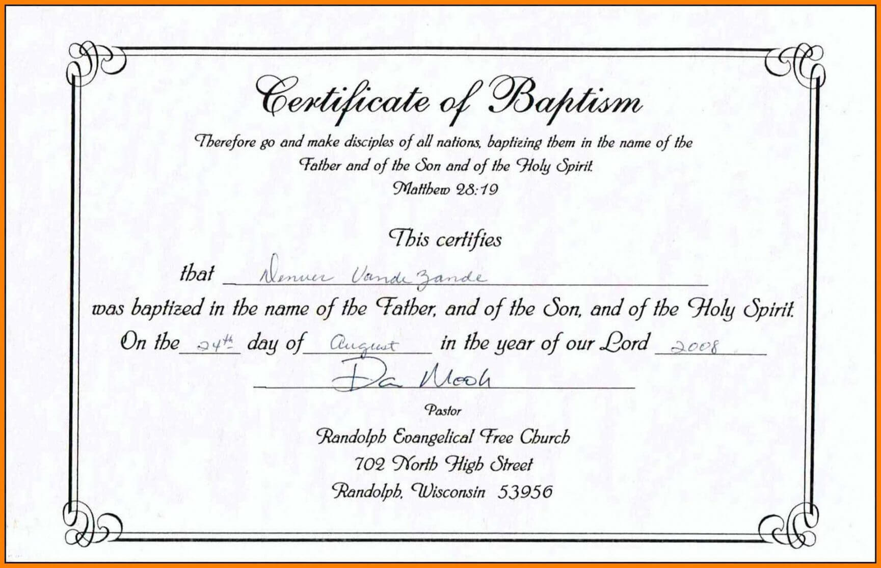 Baptism Certificate Template Publisher Download Christening Regarding Baptism Certificate Template Download
