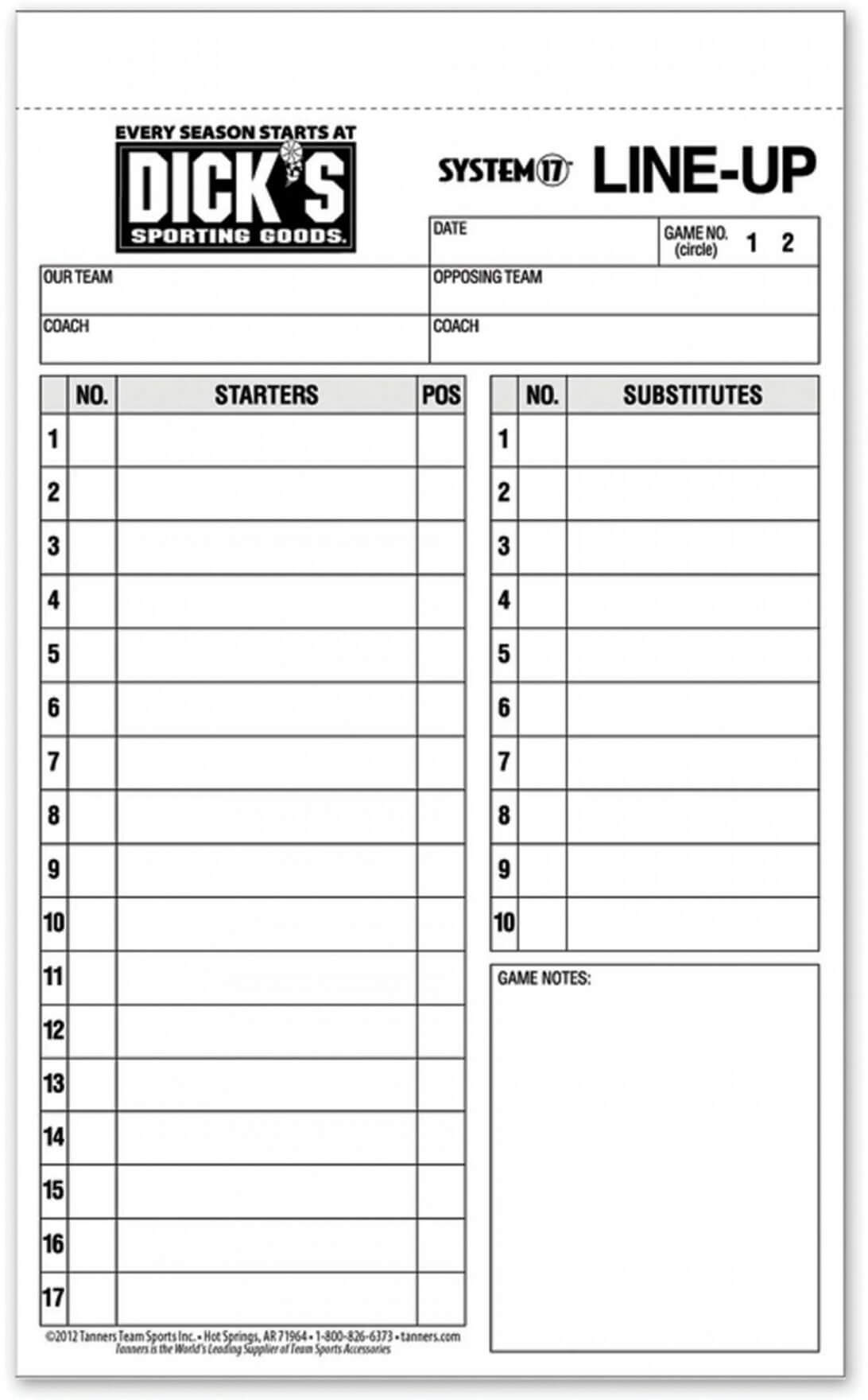 Baseball Lineup Template 023 Free Card Excel Frightening For Free Baseball Lineup Card Template