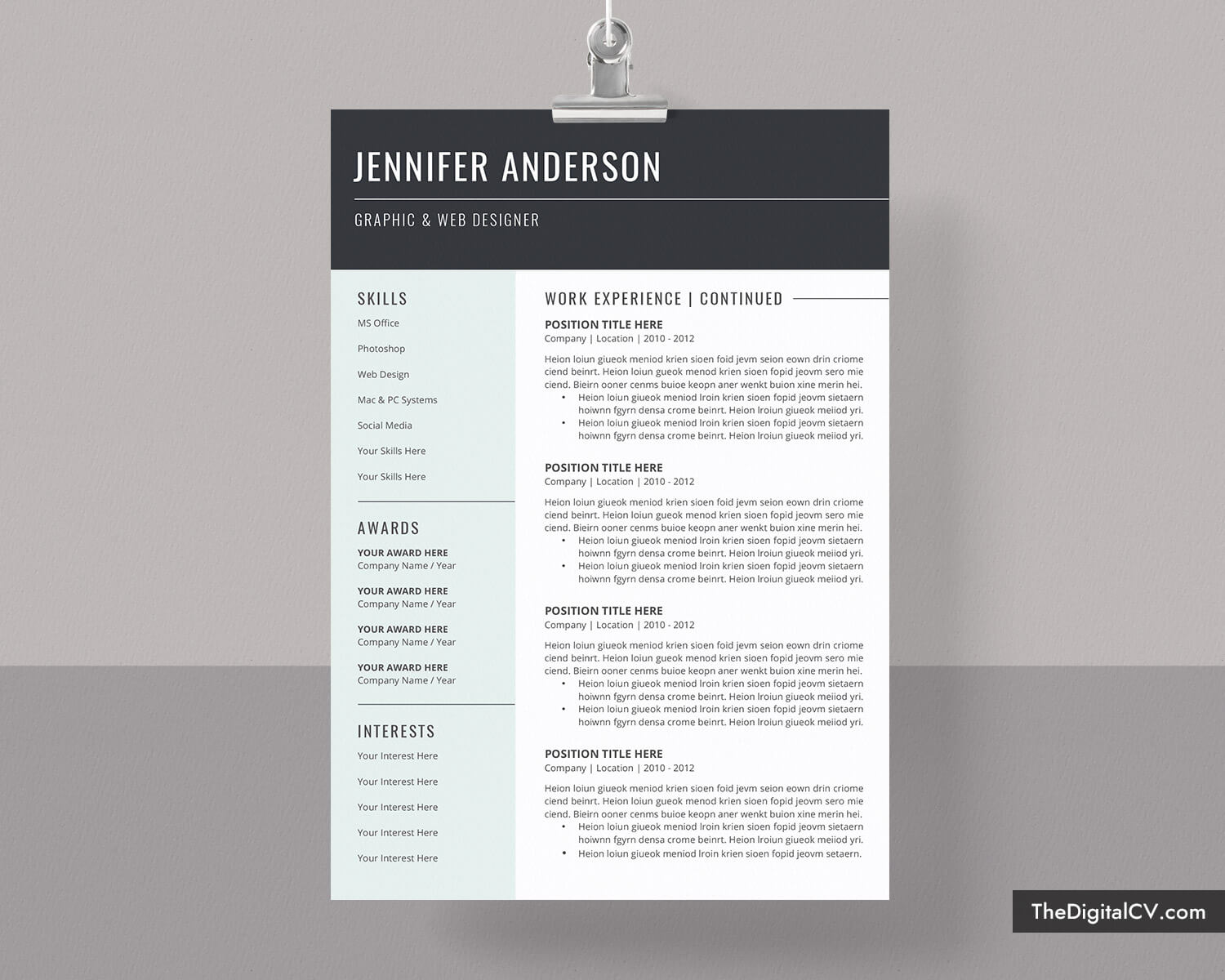 Basic And Simple Resume Template 2020 2021, Cv Template, Cover Letter,  Microsoft Word Resume Template, 1 3 Page, Modern Resume, Creative Resume, Throughout Simple Resume Template Microsoft Word