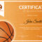 Basketball Certificate Template – Yatay.horizonconsulting.co Within Basketball Certificate Template