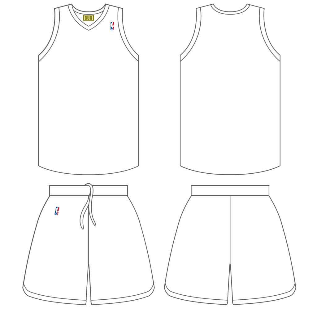 Basketball Jersey Vector At Vectorified | Collection Of Inside Blank Basketball Uniform Template