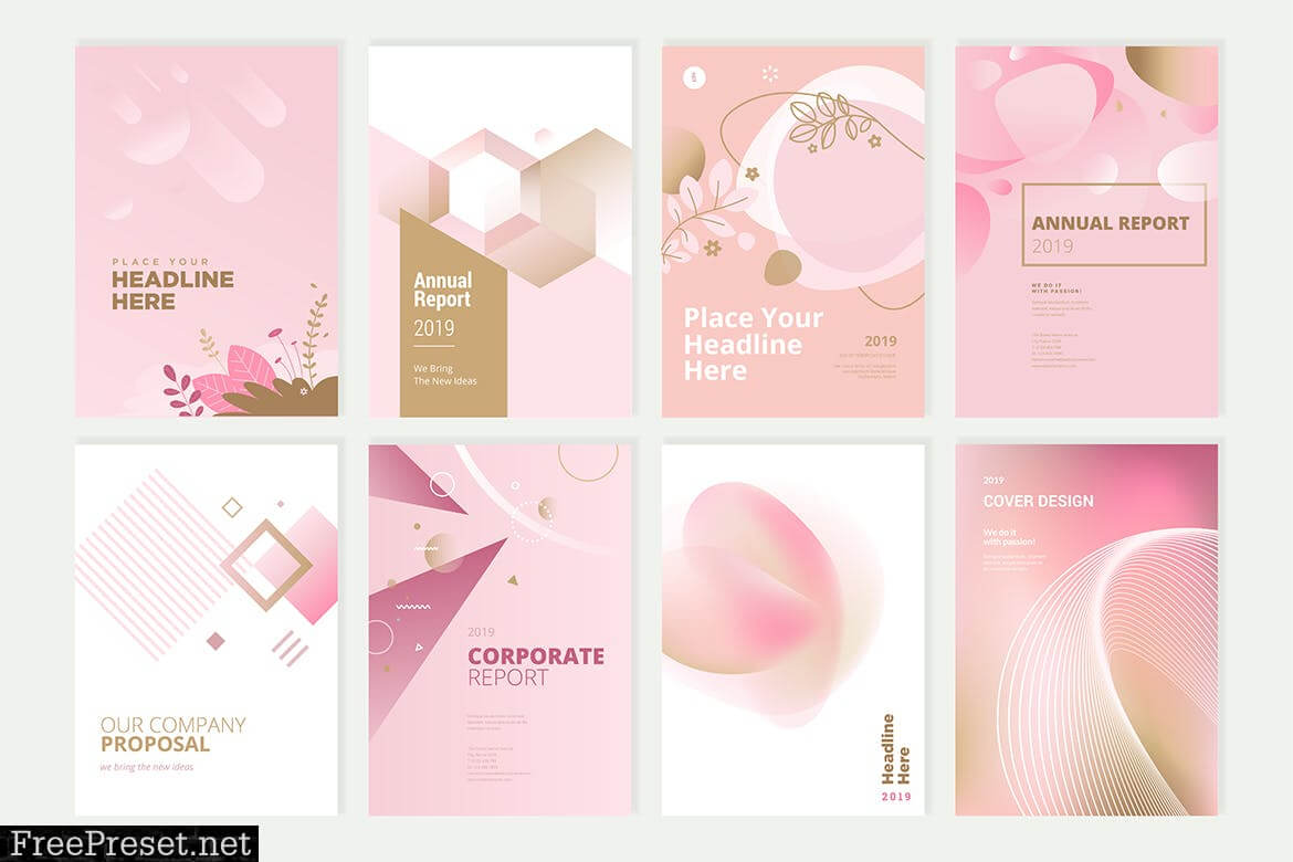 Beauty Brochure, Annual Report, Cover Designs 74Xambe Eps, Jpg Pertaining To Boyfriend Report Card Template