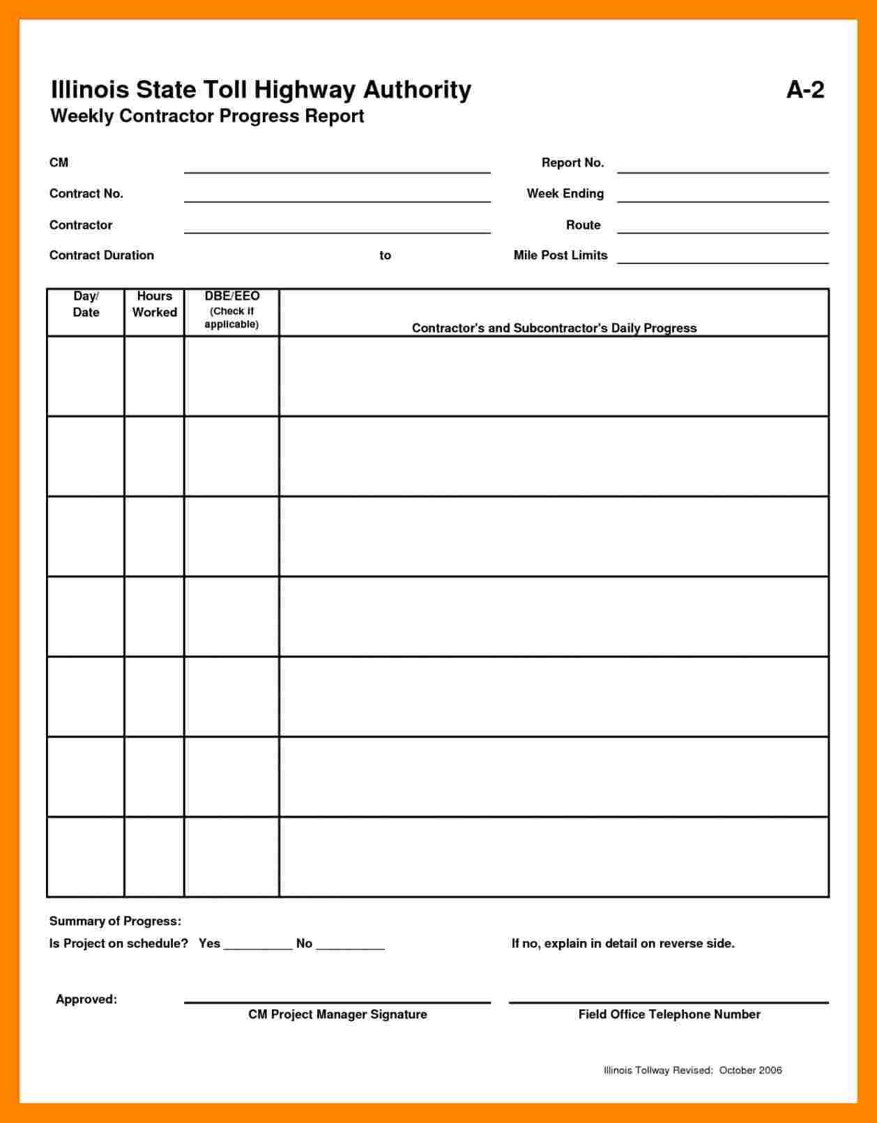 Best Examples Daily Report Template Free Templates Download Regarding Field Report Template