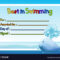 Best In Swimming Award Template With Whale In Throughout Swimming Award Certificate Template
