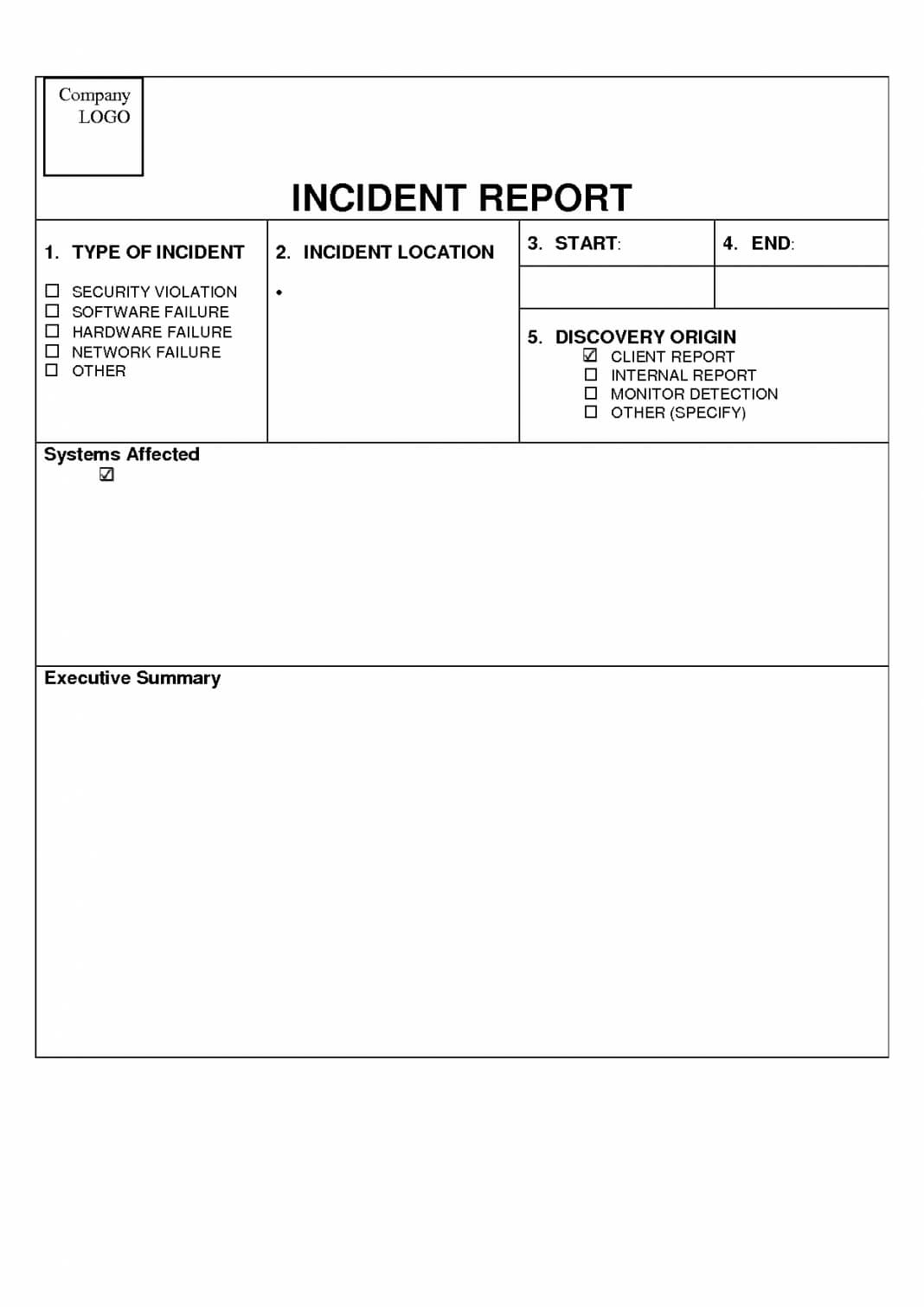 Best Photos Of Incident Port Template Word Document Failure Pertaining To Failure Analysis Report Template