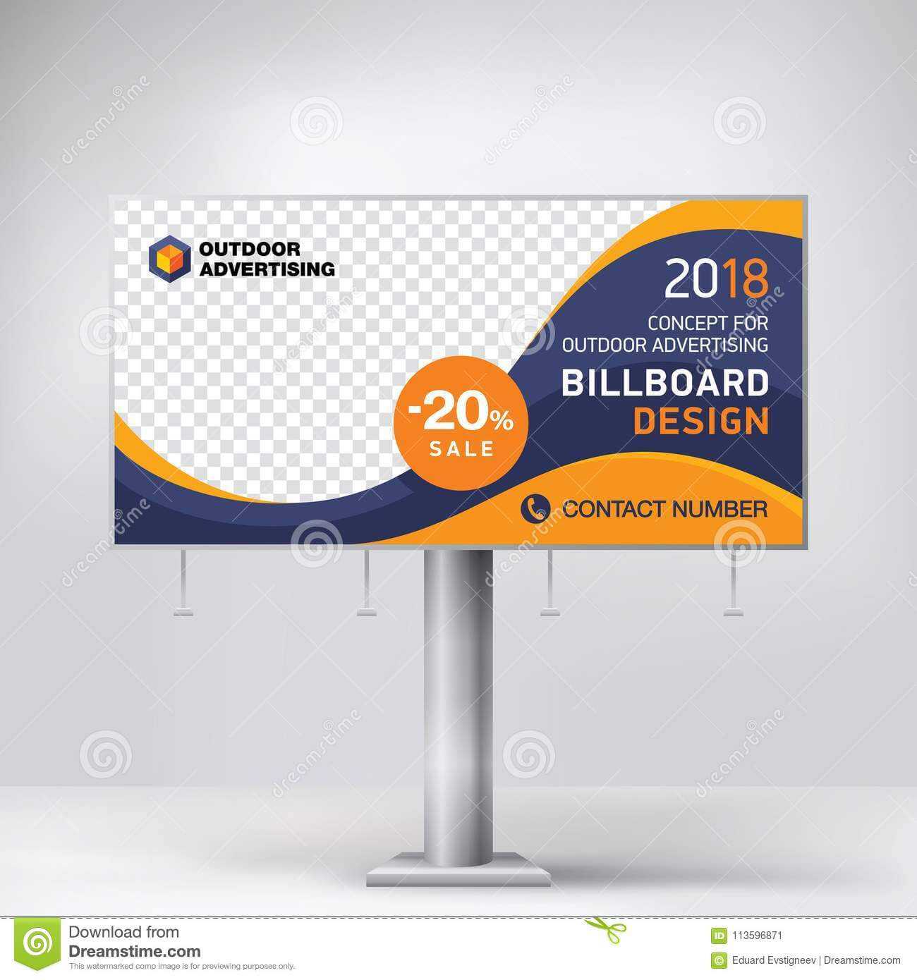 Billboard Design, Template Banner For Outdoor Advertising Within Outdoor Banner Design Templates