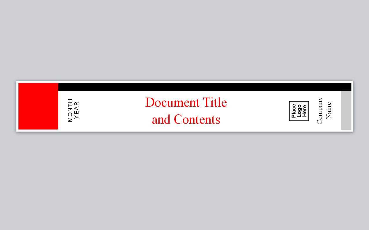 Binder Spine Templates Free – Zohre.horizonconsulting.co Intended For Binder Spine Template Word