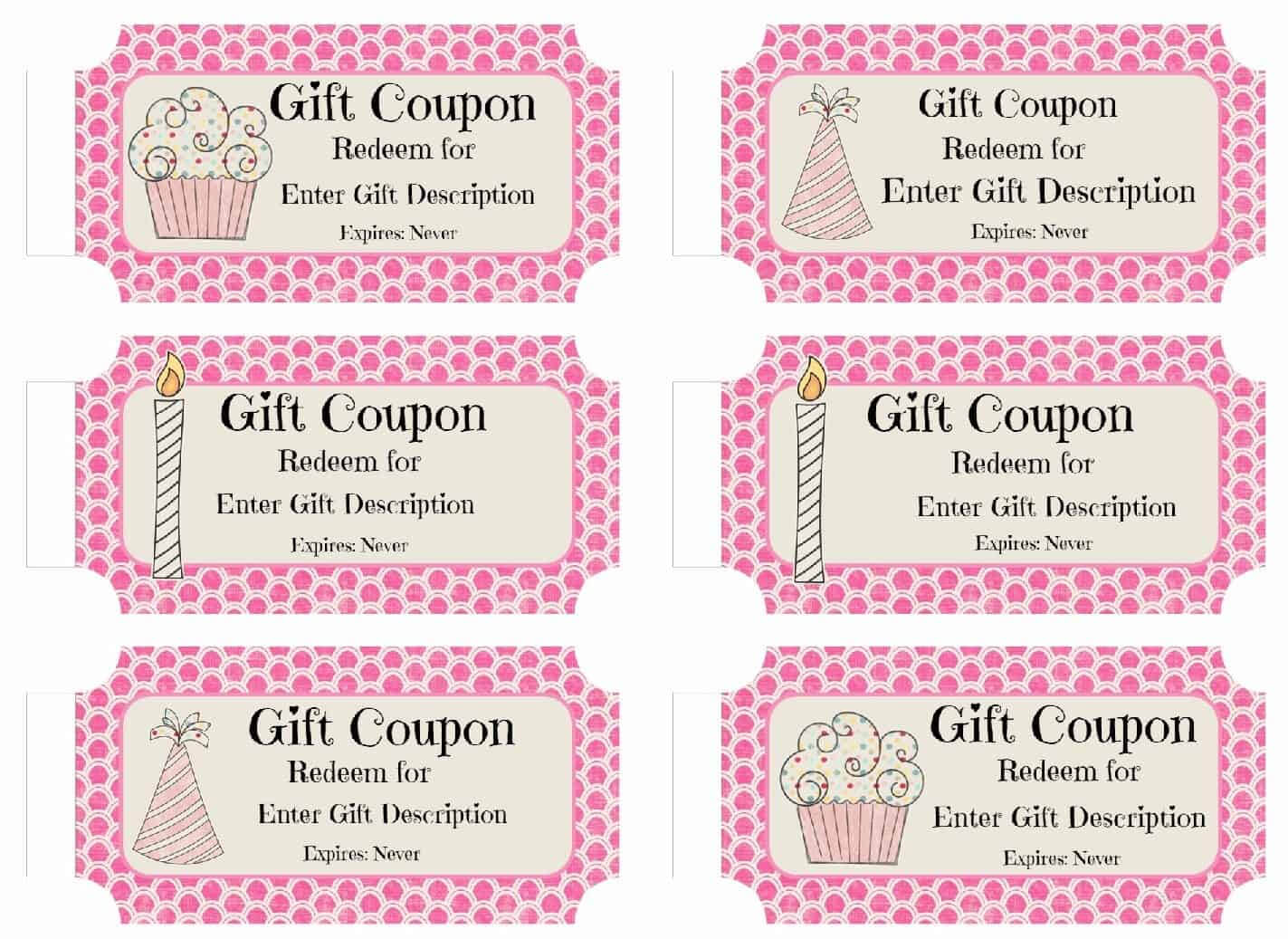 Birthday Coupon Book – Zohre.horizonconsulting.co With Coupon Book Template Word