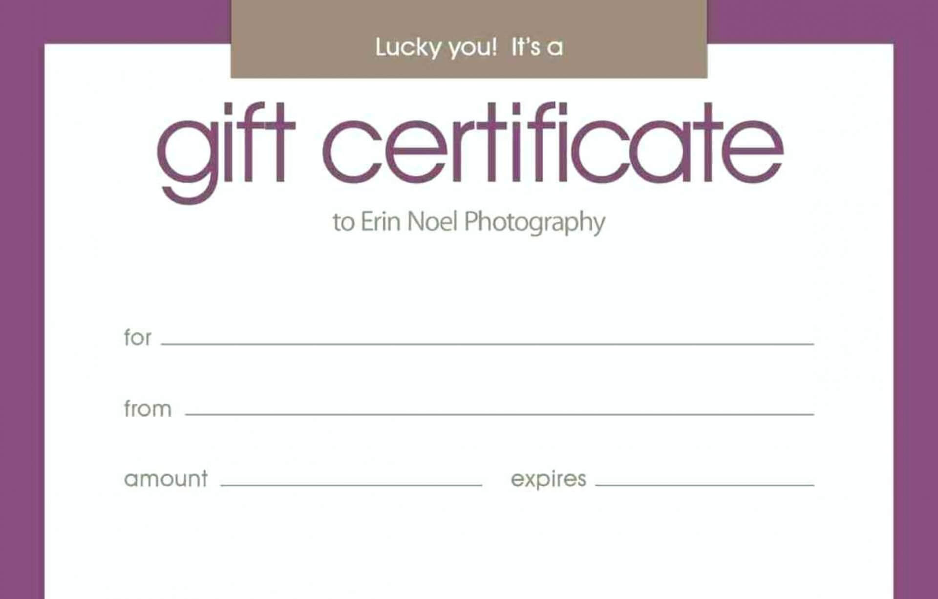 Birthday Gift Certificate Template Free Printable With Regard To Printable Gift Certificates Templates Free