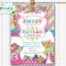Birthday Invitations Design : Birthday Invitations Designs For Blank Candyland Template
