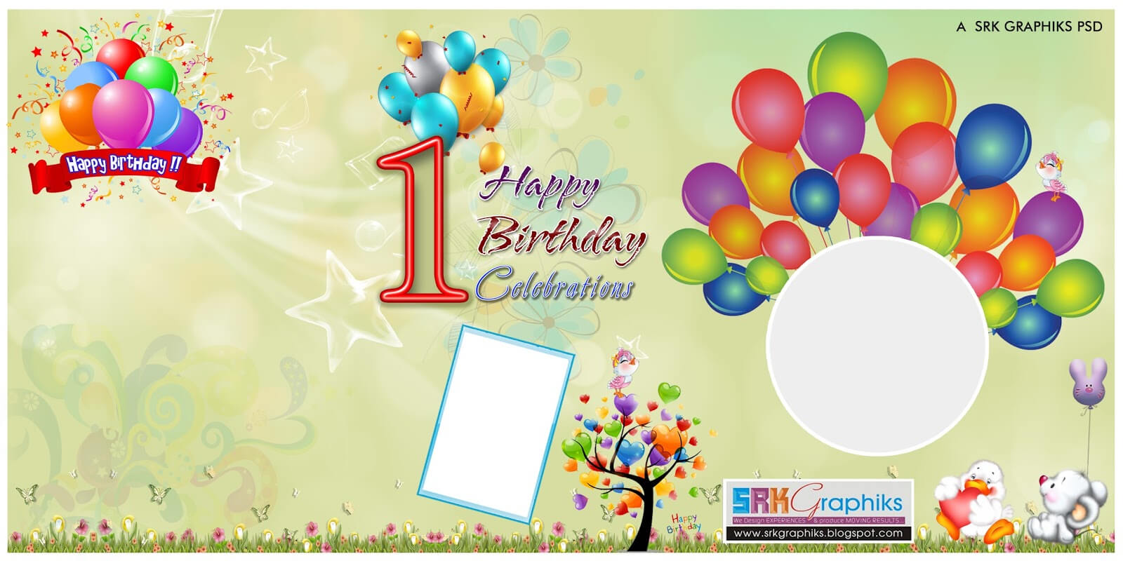Birthday Photoshop Template In Free Happy Birthday Banner Templates Download