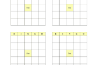 Blank Bingo Cards Printable - Fill Online, Printable with Blank Bingo Template Pdf