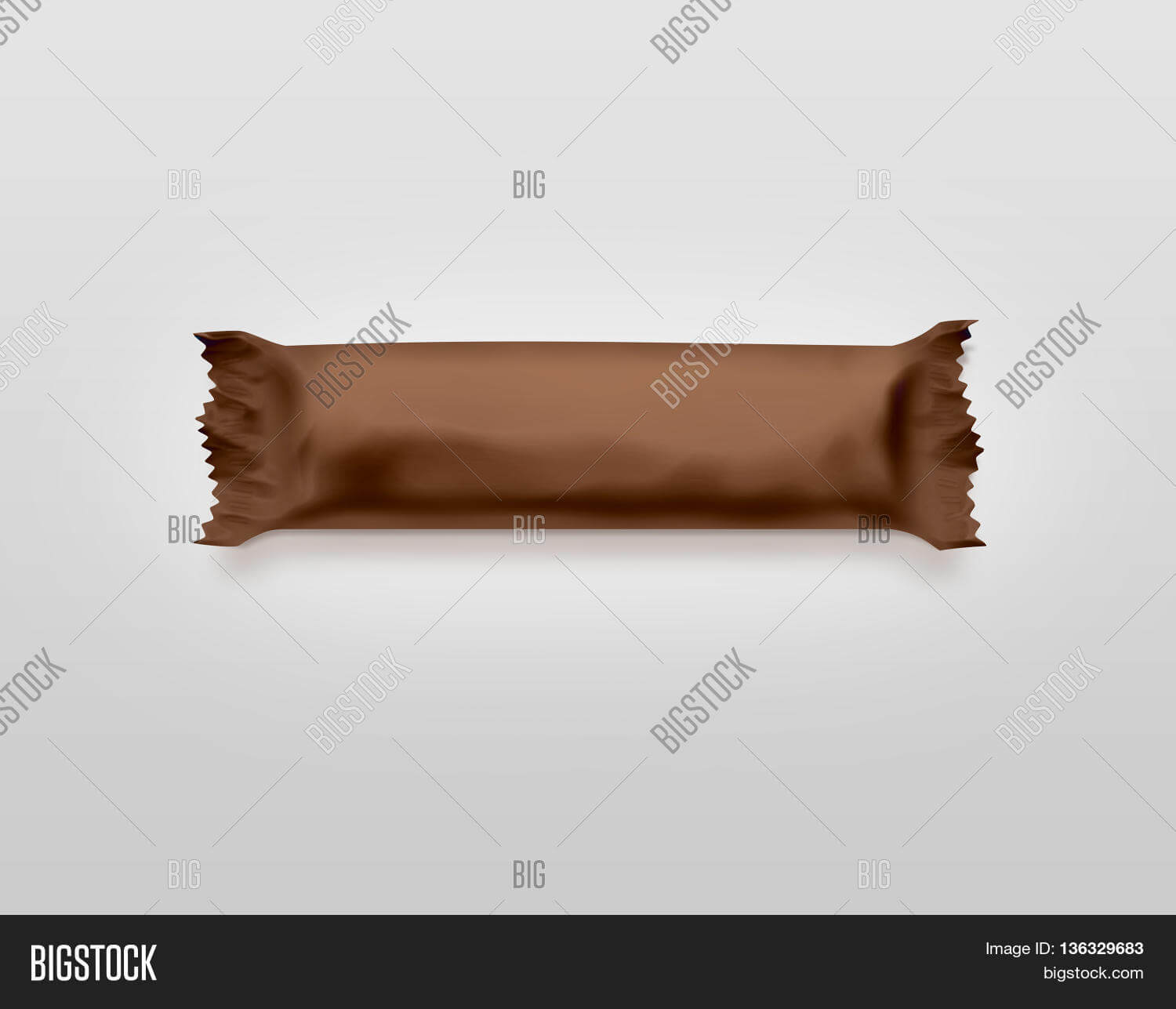 Blank Brown Candy Bar Image & Photo (Free Trial) | Bigstock Regarding Free Blank Candy Bar Wrapper Template