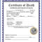 Blank Certificate Of Death Stock Photos – Freeimages In Baby Death Certificate Template