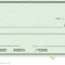 Blank Check Clipart with regard to Fun Blank Cheque Template