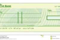 Blank Cheque Stock Vector. Illustration Of Document, Cheque throughout Blank Cheque Template Download Free