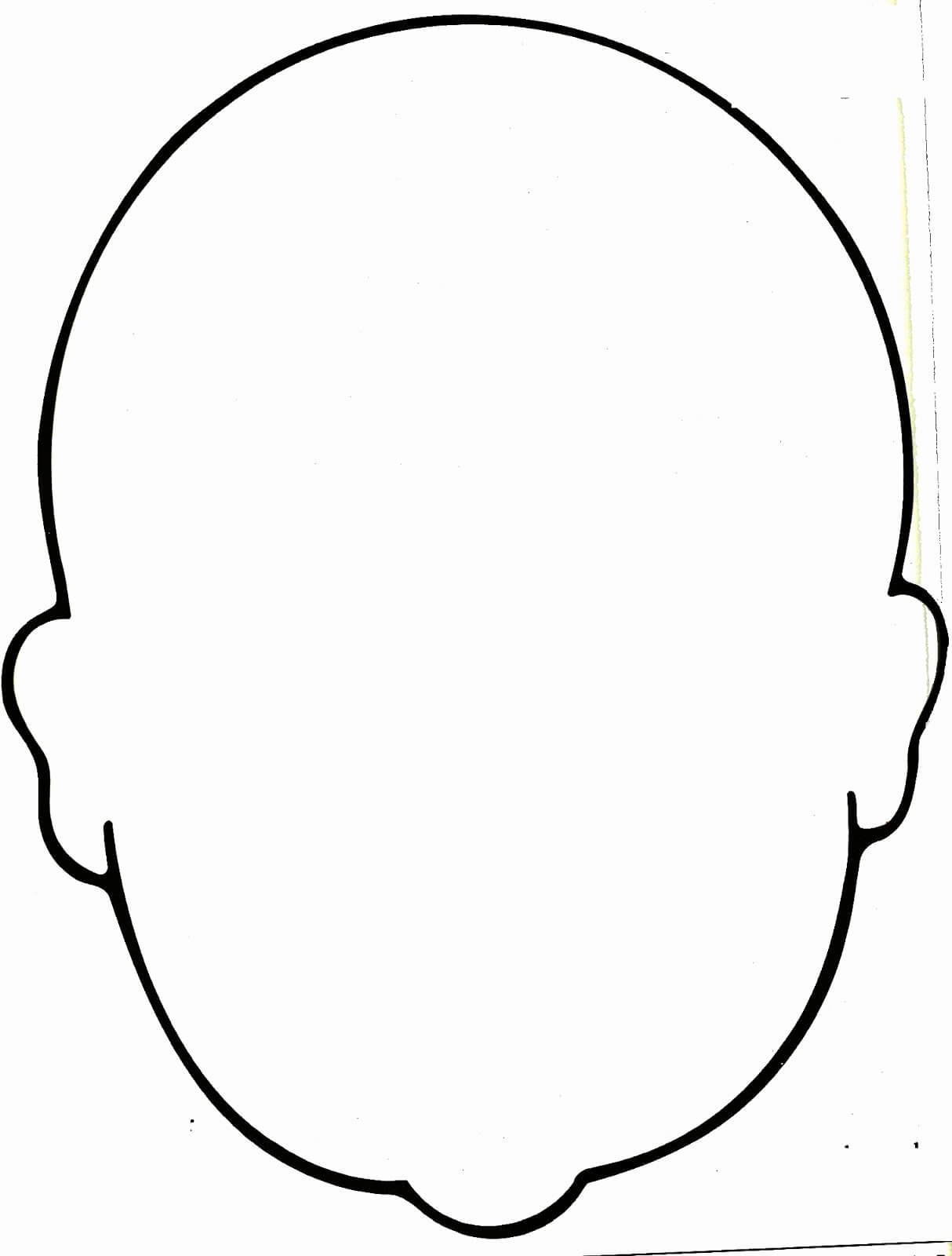 Blank Face Coloring Page Lovely Image Result For Blank Faces Intended For Blank Face Template Preschool