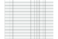 Blank Ledger Paper | Templates At Allbusinesstemplates intended for Blank Ledger Template