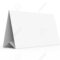Blank Paper Tent Template, White Tent Card With Empty Space In.. Within Blank Tent Card Template