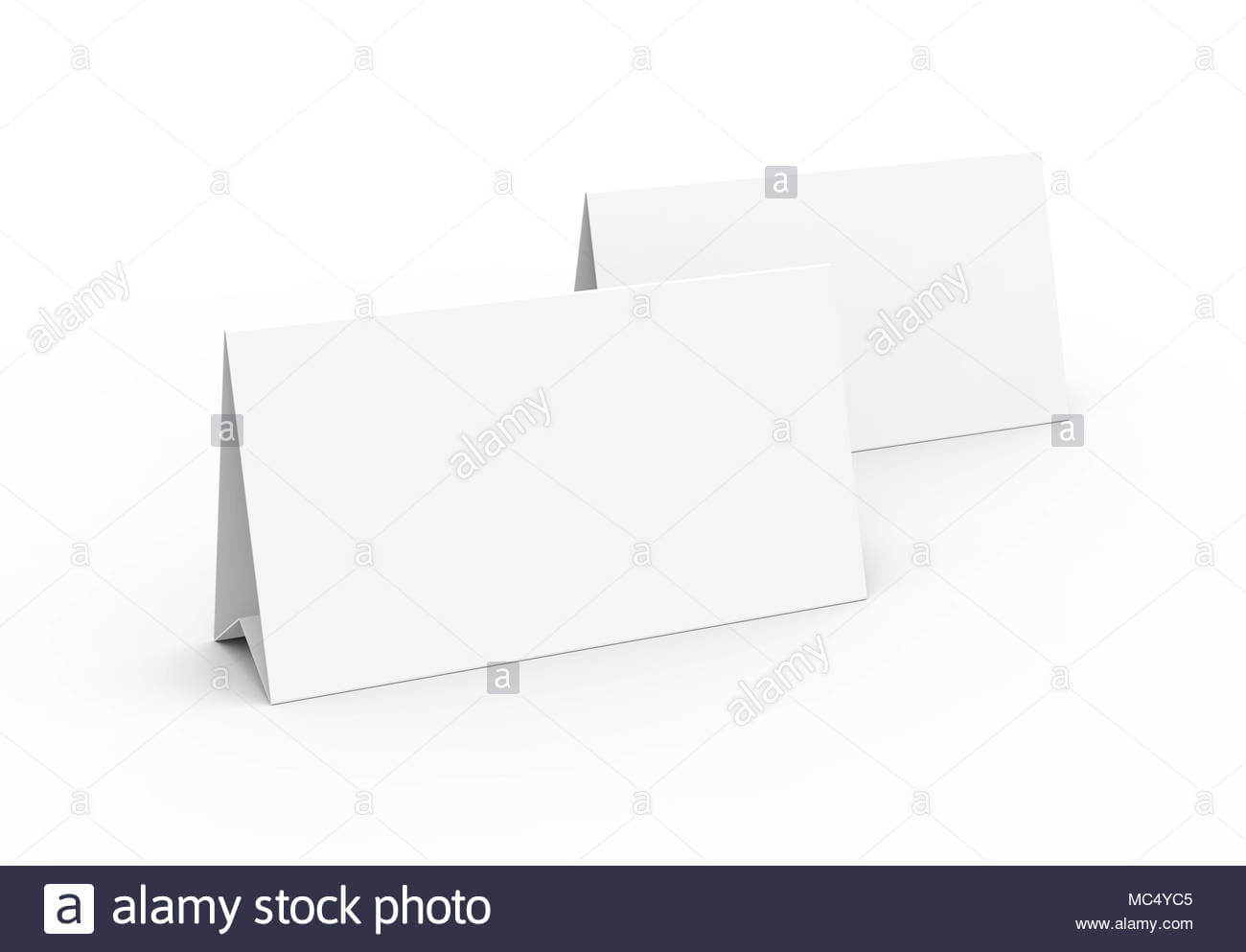 Blank Paper Tent Template, White Tent Cards Set With Empty Pertaining To Blank Tent Card Template