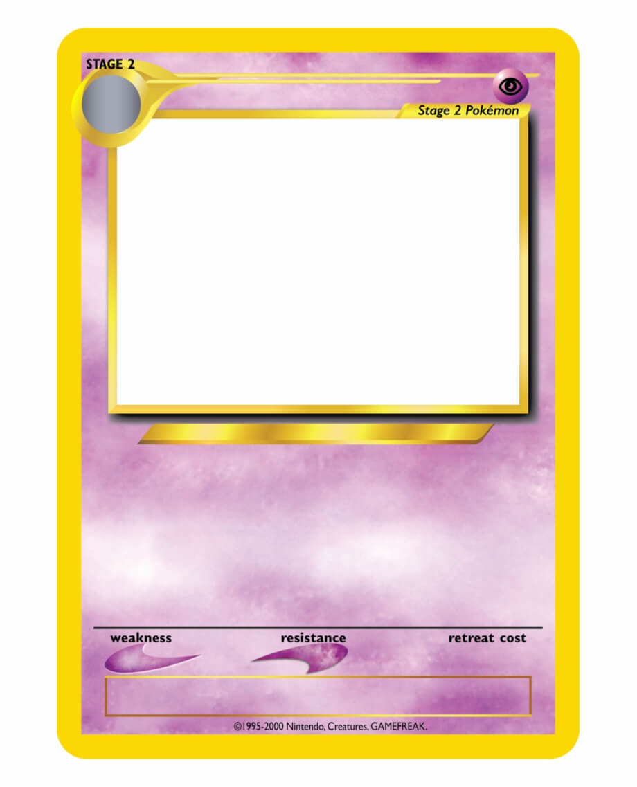 Blank Pokemon Trading Card Templates 220184 Template Sports Within Baseball Card Template Word