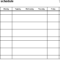 Blank Schedules – Yatay.horizonconsulting.co In Blank Monthly Work Schedule Template