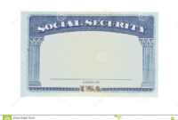 Blank Social Security Card Stock Photos - Download 122 with regard to Ss Card Template